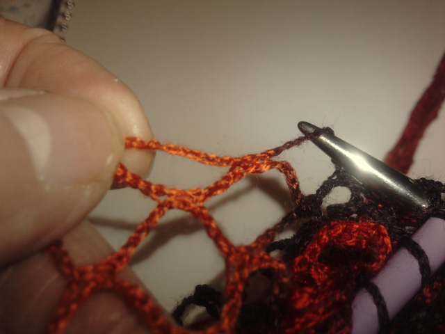 comment tricoter fil ruban