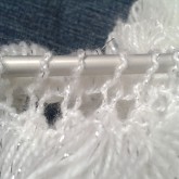 Etincelle en cours de tricotage
