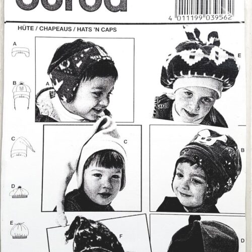 Burda 3956 - patrons de chapeaux pour bébé